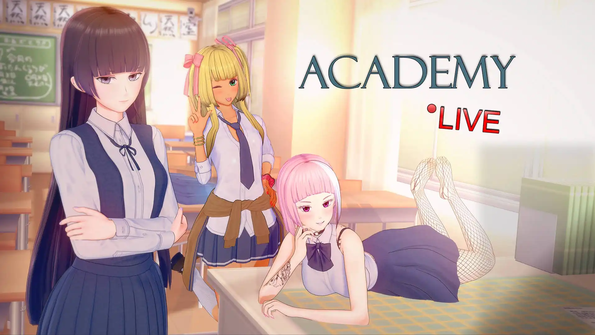 【欧美SLG/汉化/沙盒】学院：直播v0.07.3汉化版【PC+安卓/3.79G/更新】Academy: Live! [v0.07.3 Alpha]